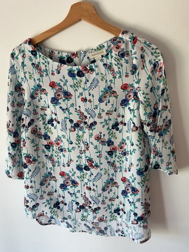 Monsoon white floral blouse - monsoon,