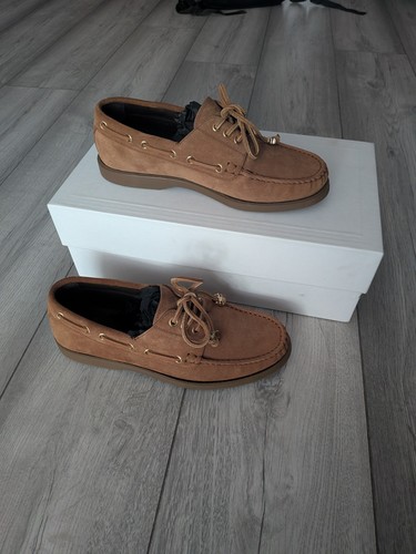 Celine bateau suede calf skin - calf,