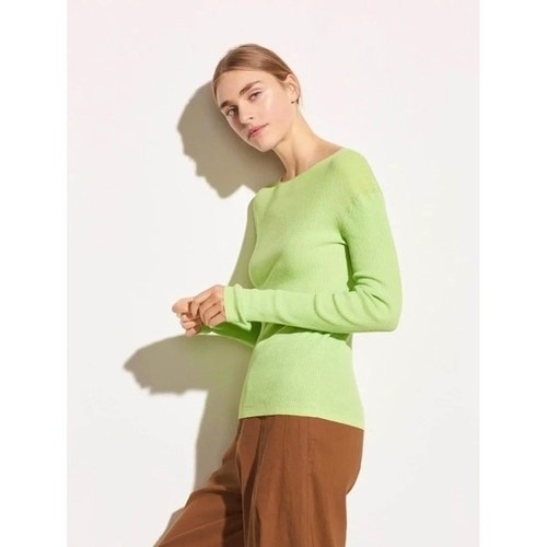 Vince ribbed boat - vince, cotton