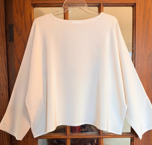 Eskandar ivory silk cropped - eskandar,