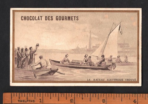 Early electric powered boat - early,